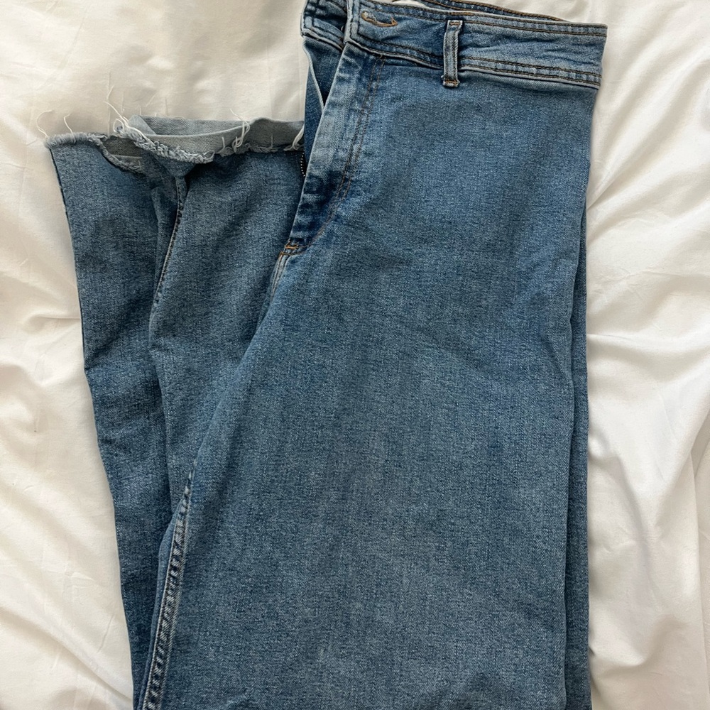 Zara Zw marine straight jeans